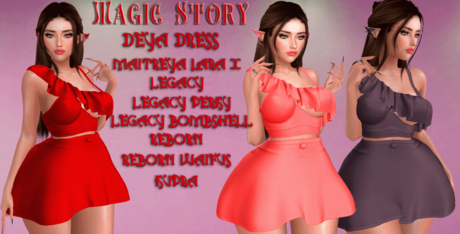 Second Life Marketplace - Magic Story -Deya Dress